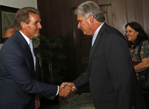 Cuban First Vice President receives Republican senators  - ảnh 1